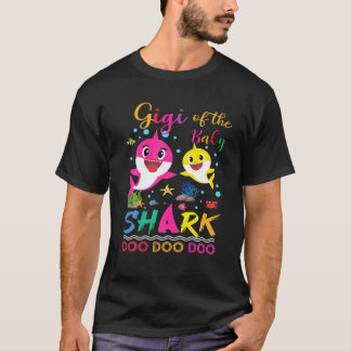 Camiseta Gigi Del Bebé Tiburón Cumpleaños Gigi Shark