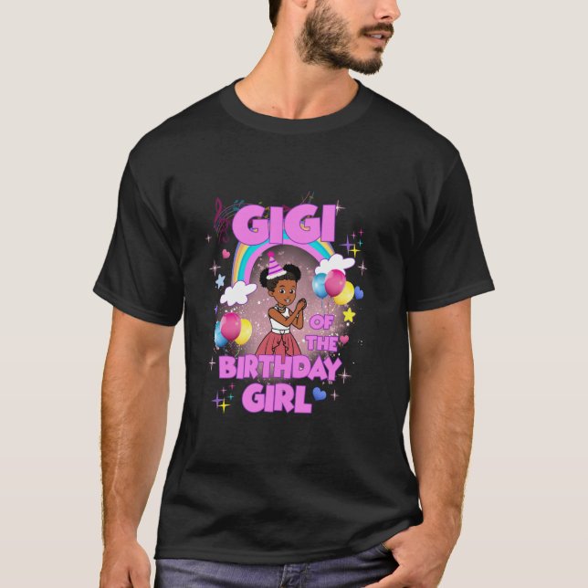 Camiseta Gigi del cumpleaños Cumpleaños del Chica Gracie (Anverso)