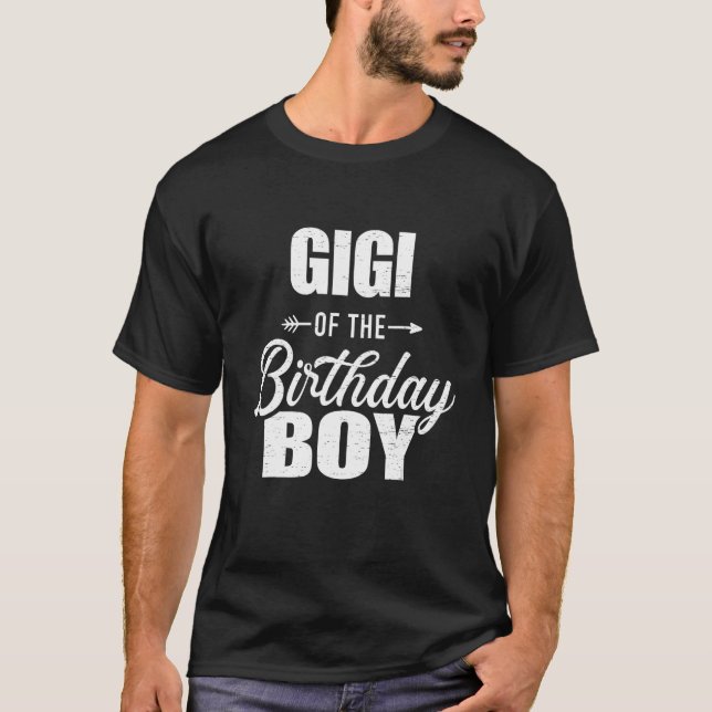 Camiseta Gigi Del Niño De Cumpleaños Familia Que Coincide (Anverso)