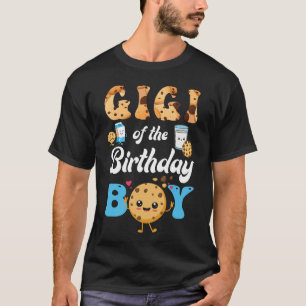 Camiseta Gigi Del Niño De Cumpleaños Leche Y Galletas Prime