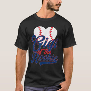 Camiseta gigi del rookie béisbol toddler cumpleaños 1
