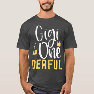 Camiseta Gigi del Sr. OneMaravilloso Primer Cumpleaños Prim