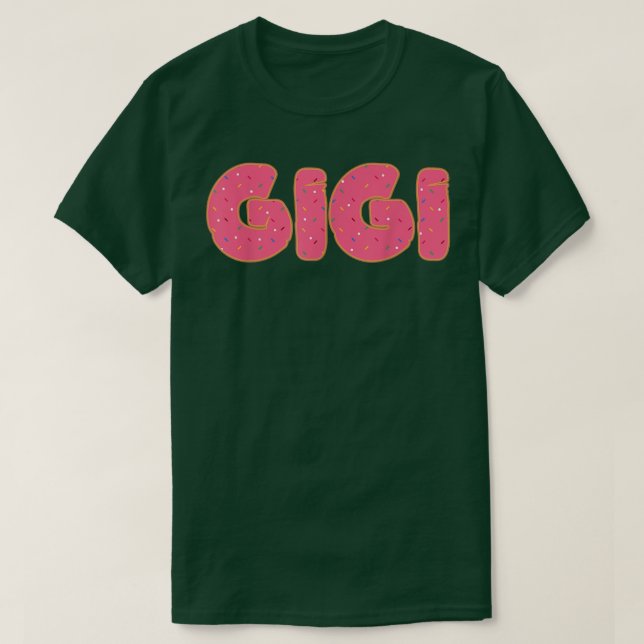 Camiseta Gigi Donut Abuela Doughnut Lover Fiesta - Cop (Diseño del anverso)