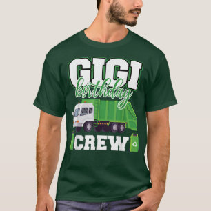 Camiseta Gigi Grandma Birthday Crew Garbage Truck Family Ma