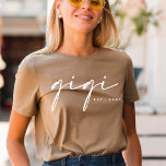 Camiseta Gigi Grandma personalizada<br><div class="desc">Camiseta Gigi Grandma personalizada</div>