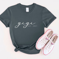Camiseta Gigi Grandma personalizada