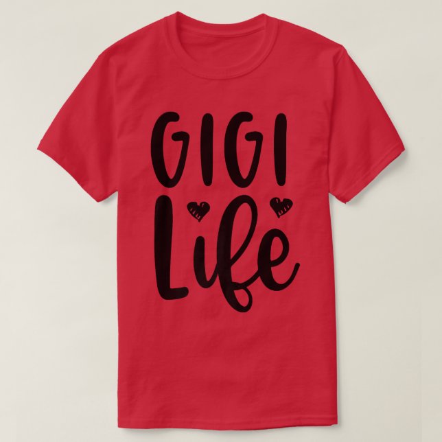 Camiseta Gigi Life Día de la Madre Abuela Abuela Nana Ret (Diseño del anverso)