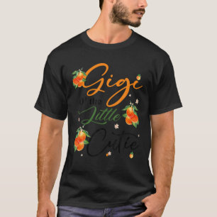 Camiseta Gigi Little Cutie Baby Shower Naranja Primer cumpl