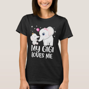 Camiseta Gigi Me Ama El Tee De Elefantes Cuidados Para Los