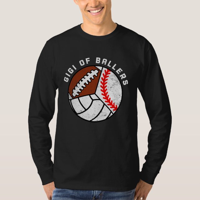 Camiseta Gigi Of Ballers Baseball Volleyball Football Gigi (Anverso)
