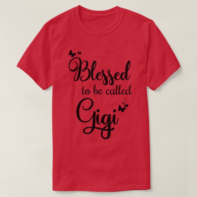 Camiseta Gigi para regalos de abuela, Gigi Día de la Madre  (Diseño del anverso)