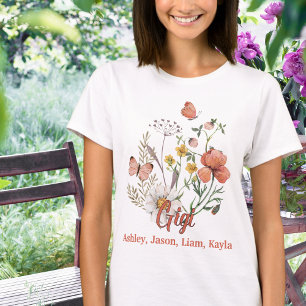 Camiseta Gigi Personalizado personalizada de Flor silvestre
