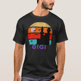 Camiseta Gigi Retro Sunset Ocean Grandfather