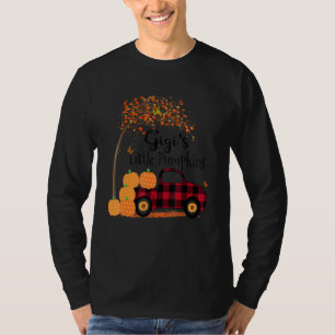 Camiseta Gigi S Pequeñas Calabazas Camión Rojo Arte De Otoñ