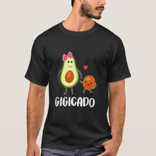 Camiseta Gigicado Cute Aguacate Mujeres Abuelas Embarazadas