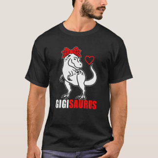 Camiseta Gigisaurus Gigi Saurus Rex Abuelo del Día de la Ma