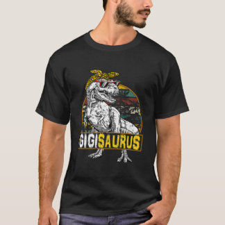 Camiseta Gigisaurus Leopard T Rex Dinosaur Gigi Saurus Moth