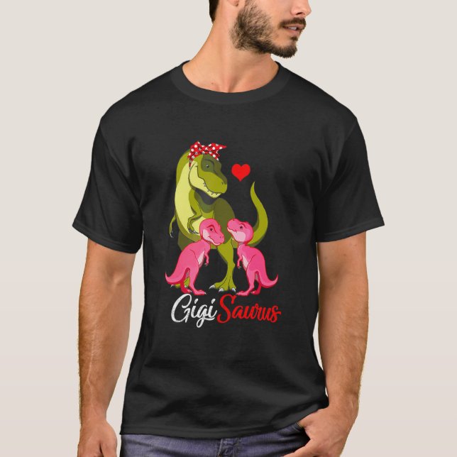 Camiseta Gigisaurus Rex Gigi Saurus Dinosaur (Anverso)