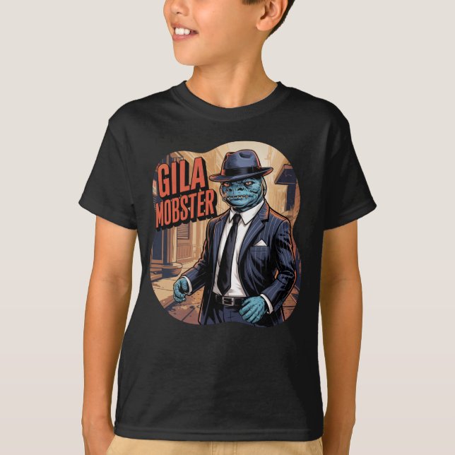 Camiseta Gila Mobster Ilustracion Combo Creatura Graciosa (Anverso)