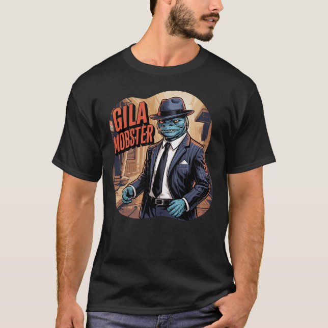 Camiseta Gila Mobster Ilustracion Combo Creatura Graciosa (Anverso)