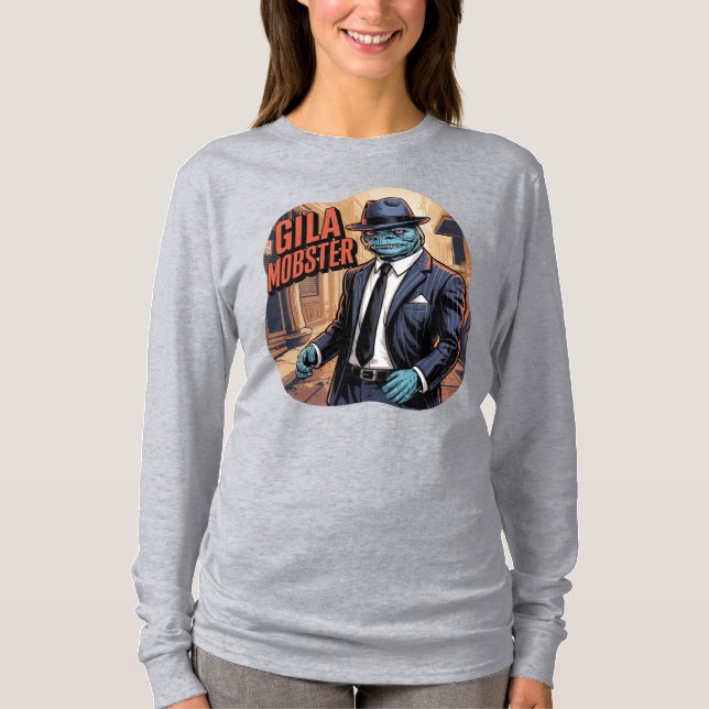 Camiseta Gila Mobster Ilustracion Combo Creatura Graciosa (Anverso)