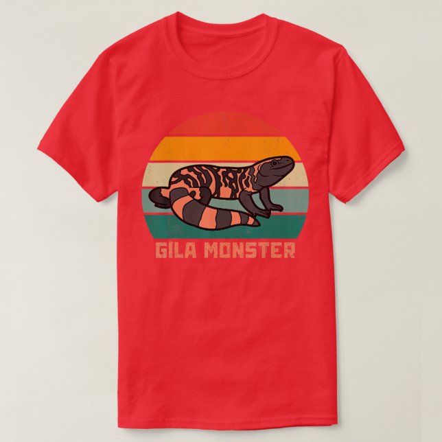 Camiseta Gila Monster Vintage Sunset (Diseño del anverso)