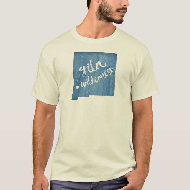Camiseta Gila Wilderness New Mexico Wood Grain (Anverso)