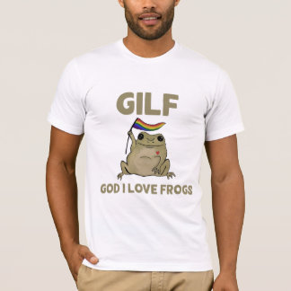 Camiseta GILF Dios I Love Frogs Christian Funny Animal