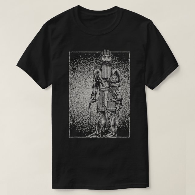 Camiseta Gilgamesh Antiguo Deidad Sumeriana Nimrod Anunnaki (Diseño del anverso)