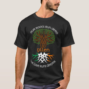 Camiseta GILLEN Irlandés Nombre de familia Nuestro amor se 