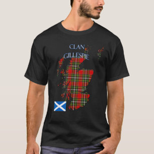 Camiseta Gillespie Scottish Clan Tartan Scotland Scotland
