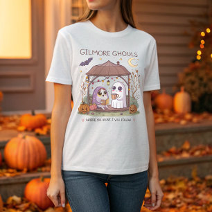 Camiseta Gilmore Ghouls - Halloween fantasma lindo