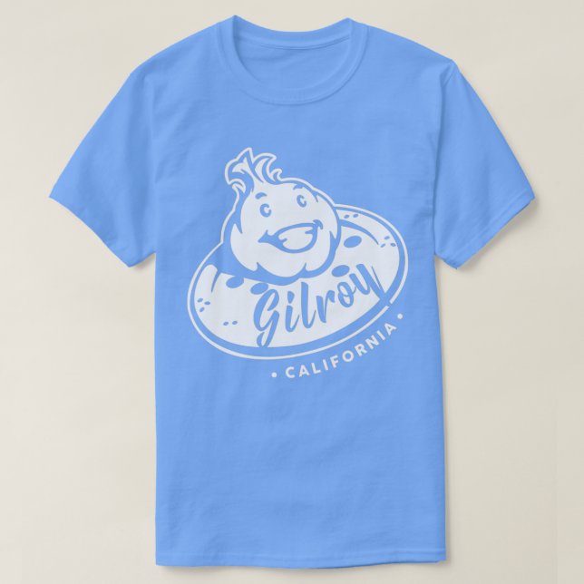 Camiseta Gilroy Garlic City California Funny Foodie (Diseño del anverso)
