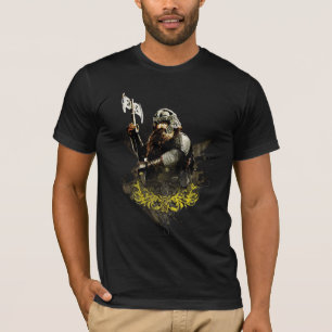 Camiseta GIMLI™ con collage del vector del hacha