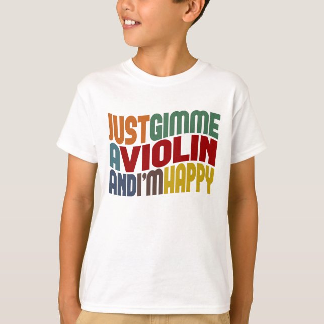 Camiseta Gimme A Violin (Anverso)