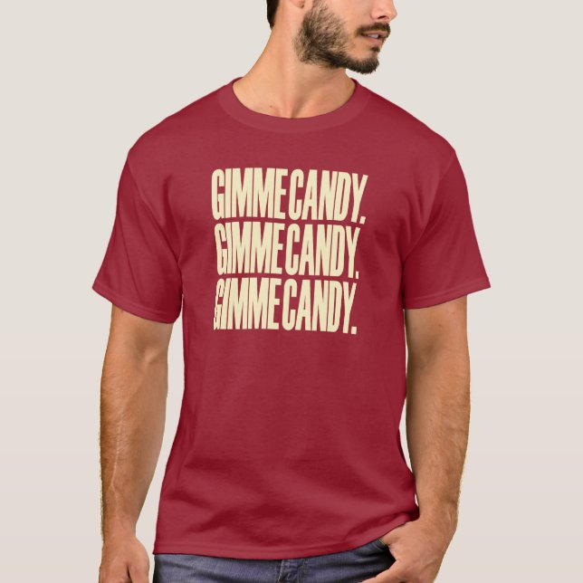 CAMISETA GIMME CANDY. (Anverso)