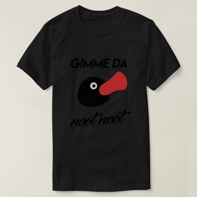 Camiseta Gimme da no noot - Pingu Classic (Diseño del anverso)