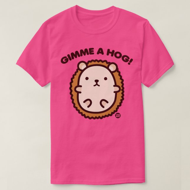 CAMISETA GIMME HOG (Diseño del anverso)