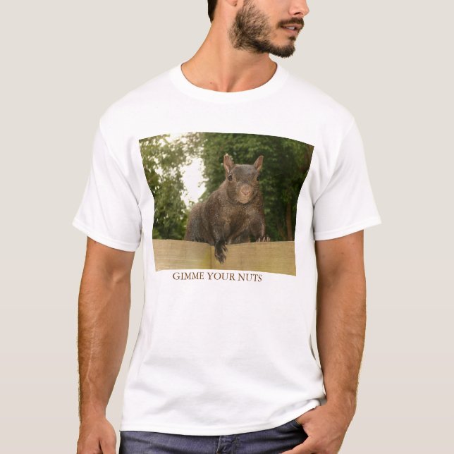 Camiseta Gimme sus nueces (Anverso)