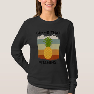 Camiseta Gimme Vitaminas Frutos Tropicales Piña Exótica