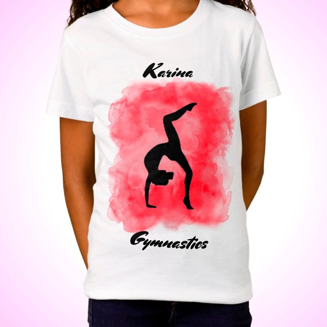 Camiseta Gimnasia acuarela Splash Personalizado (Subido por el creador)