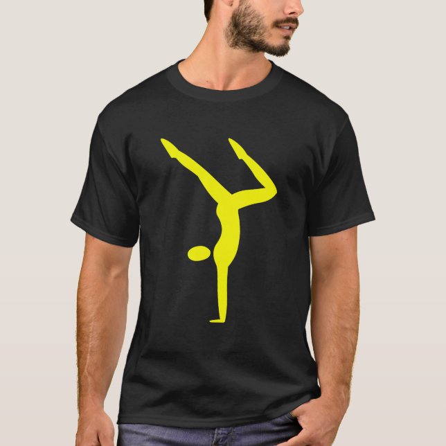 Camiseta Gimnasia - Amarillo (Anverso)