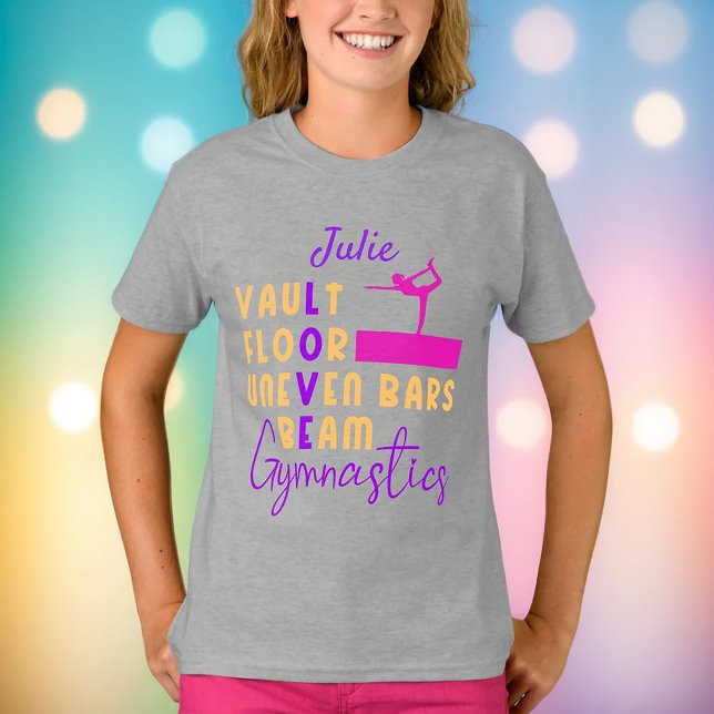 Camiseta Gimnasia Amor Bóveda El Suelo Unpar Barras Vigas T (Subido por el creador)