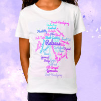 Gimnasia artística Word Cloud T-Shirt