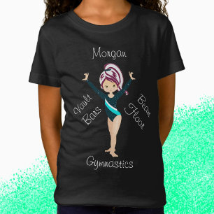 Camiseta Gimnasia Banda De Berry, Ojos Marrones, Leotard Ve