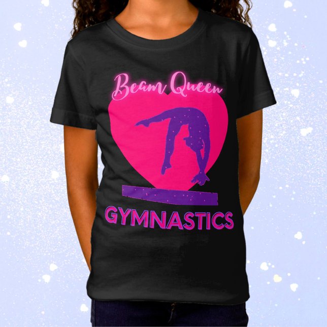 Camiseta Gimnasia Beam Queen Rosa y Púrpura (Subido por el creador)