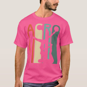 Camiseta Gimnasia caliente de yoga retro vintage