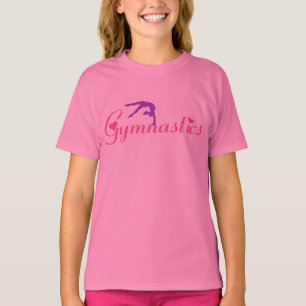Camiseta Gimnasia Camisas del Corazón Rosa