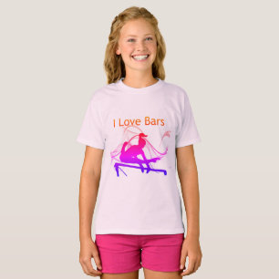 Camiseta Gimnasia chica me encantan los bares Gimnast T-Shi