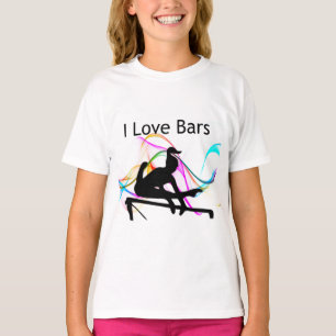Camiseta Gimnasia chica me encantan los bares Gimnast T-Shi